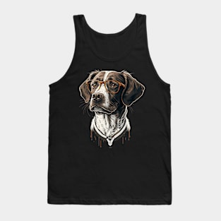 Pointer dog hipster Tank Top